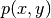 p(x,y)