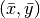 (\bar x, \bar y)